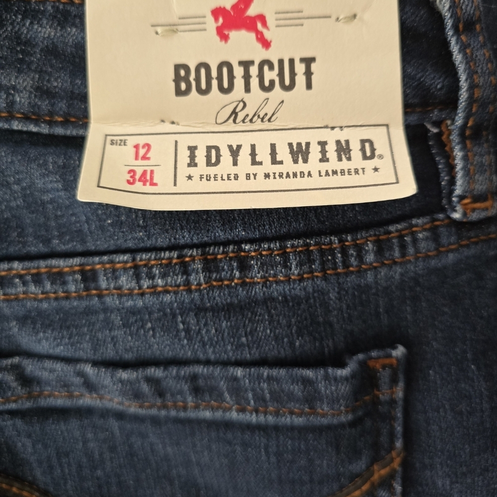 NEW w/tags! Idyllwind by Miranda Lambert Women's Blue Jeans 34L